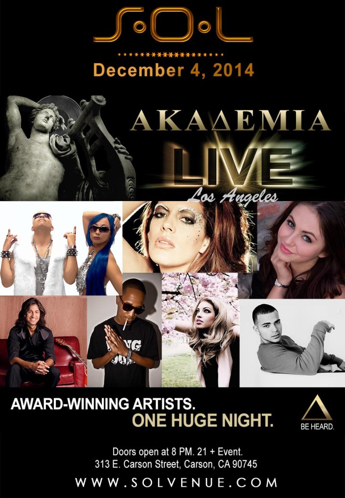 Akademia Live Flyer 12-4-14